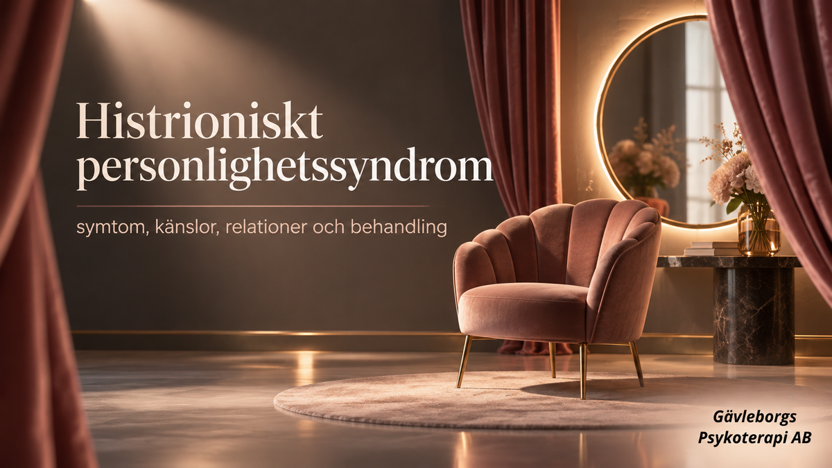 Histrioniskt personlighetssyndrom – symtom, känslor, relationer och behandling