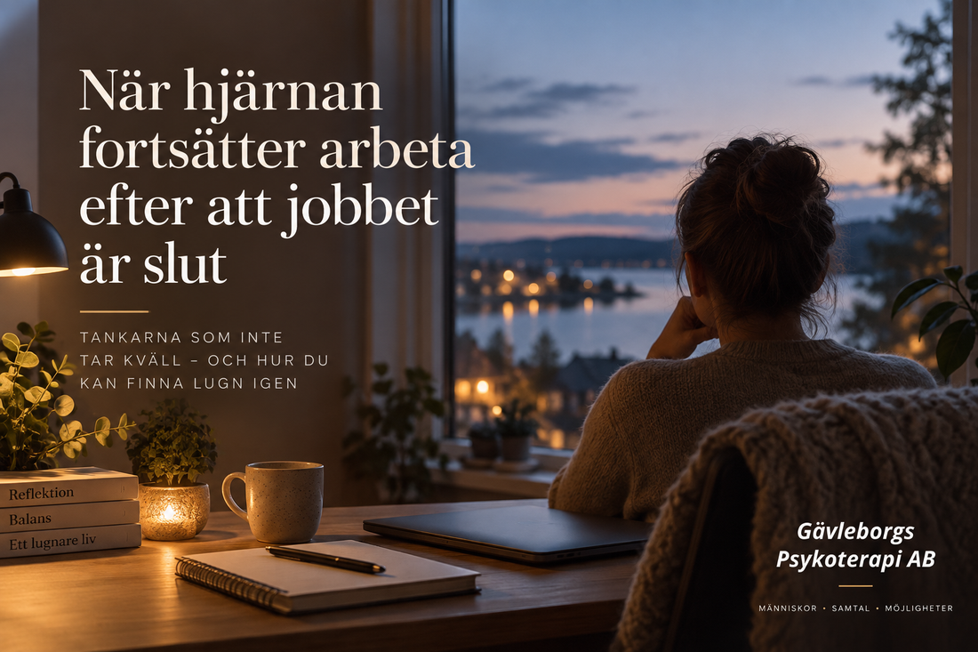 När hjärnan fortsätter arbeta efter att jobbet är slut