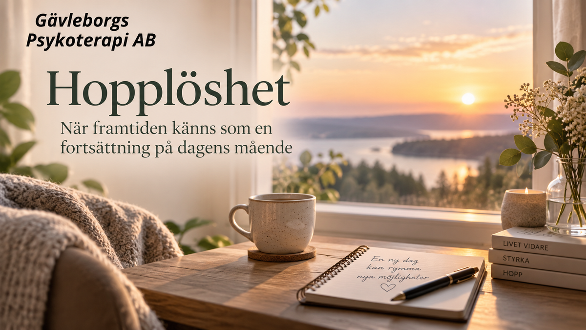 Hopplöshet – när framtiden känns som en fortsättning på dagens mående