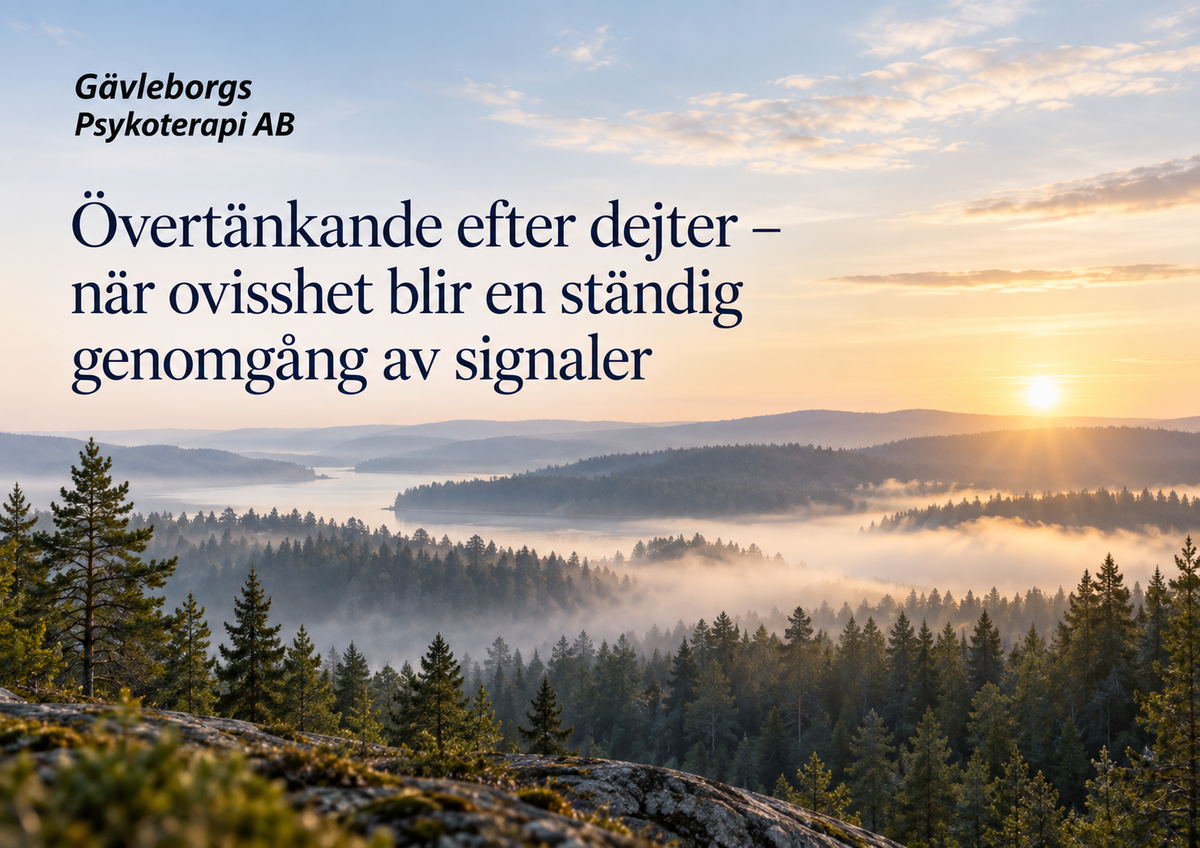 Övertänkande efter dejter – när ovisshet blir en ständig genomgång av signaler