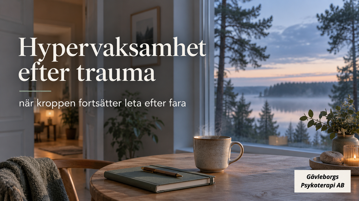 Hypervaksamhet efter svåra erfarenheter – när kroppen fortsätter leta efter fara