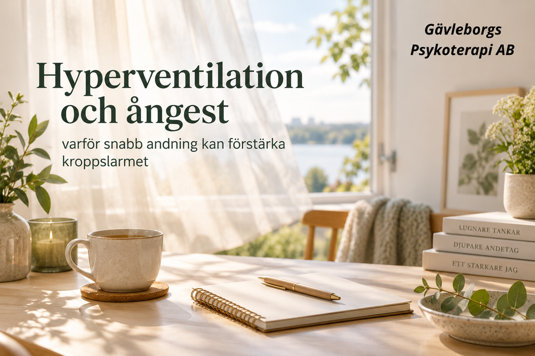 Hyperventilation och ångest – varför snabb andning kan förstärka kroppslarmet