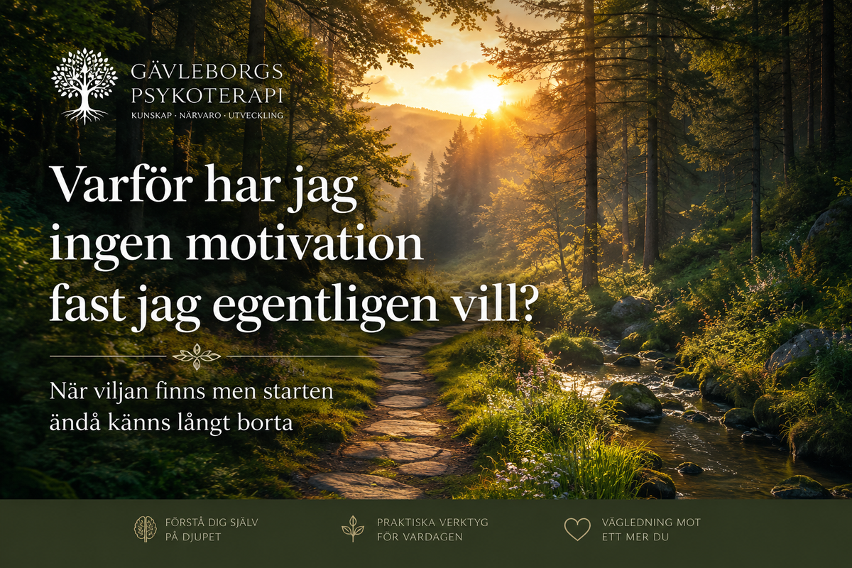 Varför har jag ingen motivation fast jag egentligen vill? – när viljan finns men starten ändå känns långt borta