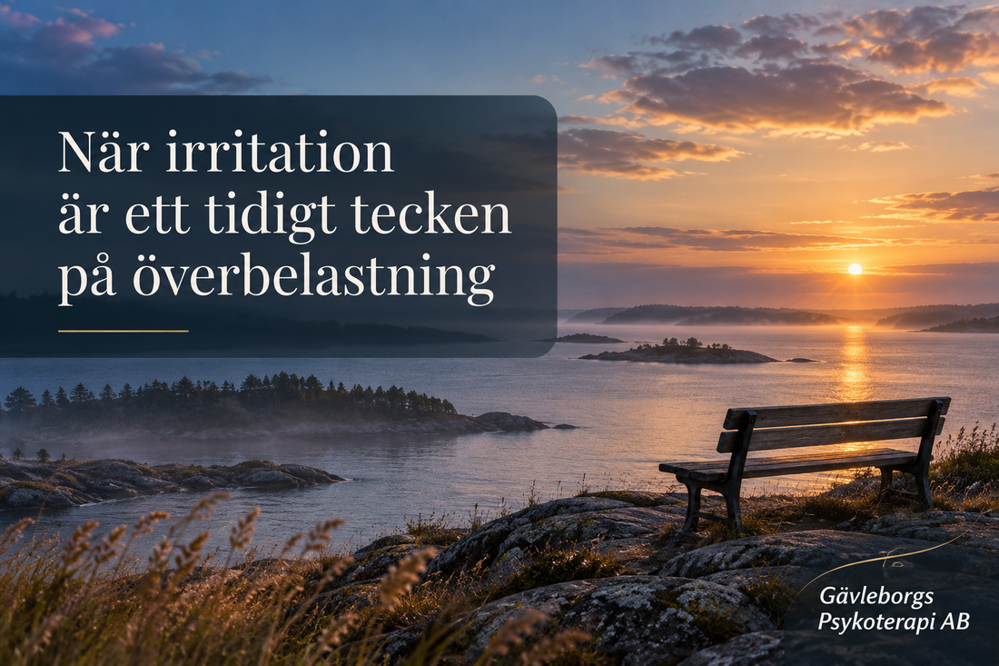 När irritation är ett tidigt tecken på överbelastning