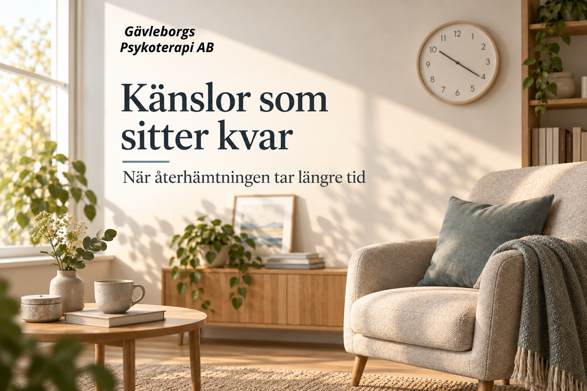 Känslor som sitter kvar i timmar – när återhämtningen är svårare än själva triggern