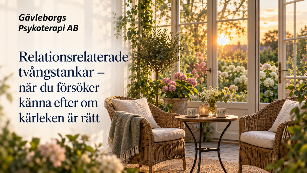 Relationsrelaterade tvångstankar – när du försöker känna efter om kärleken är rätt