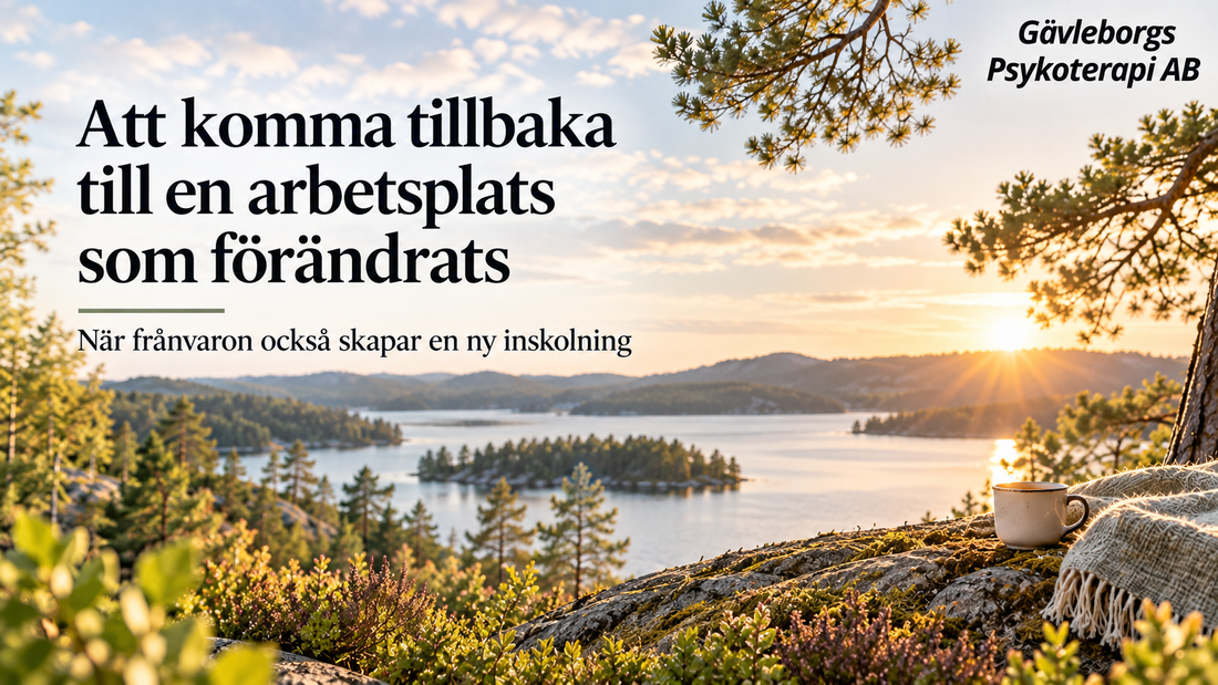 Att komma tillbaka till en arbetsplats som förändrats – när frånvaron också skapar en ny inskolning
