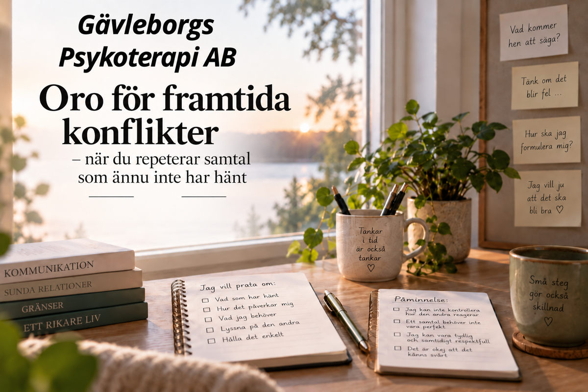 Oro för framtida konflikter – när du repeterar samtal som ännu inte har hänt