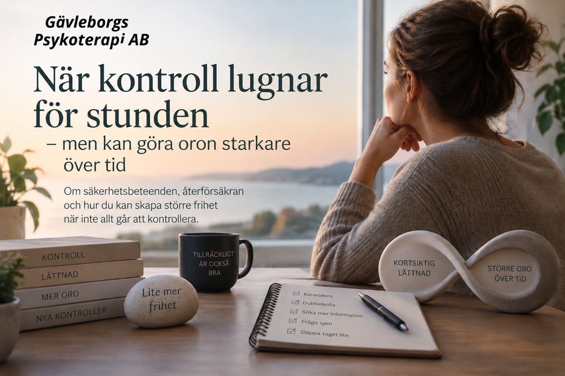 När kontroll lugnar för stunden – men kan göra oron starkare över tid