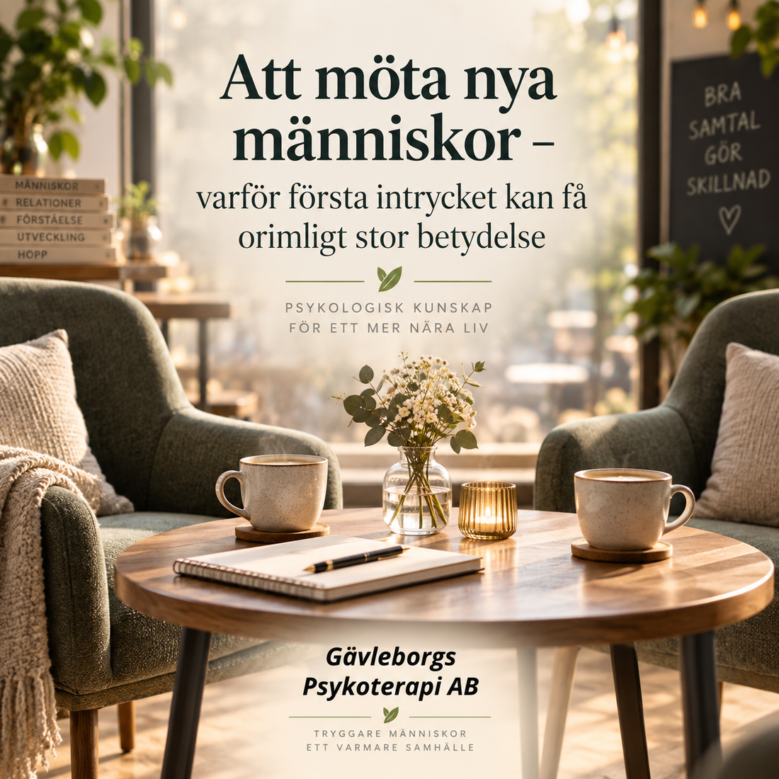 Att möta nya människor – varför första intrycket kan få orimligt stor betydelse