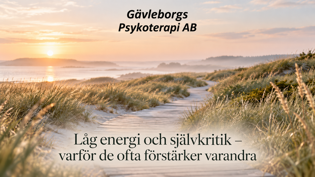 Låg energi och självkritik – varför de ofta förstärker varandra