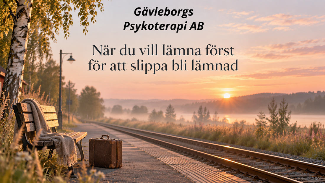 När du vill lämna först för att slippa bli lämnad