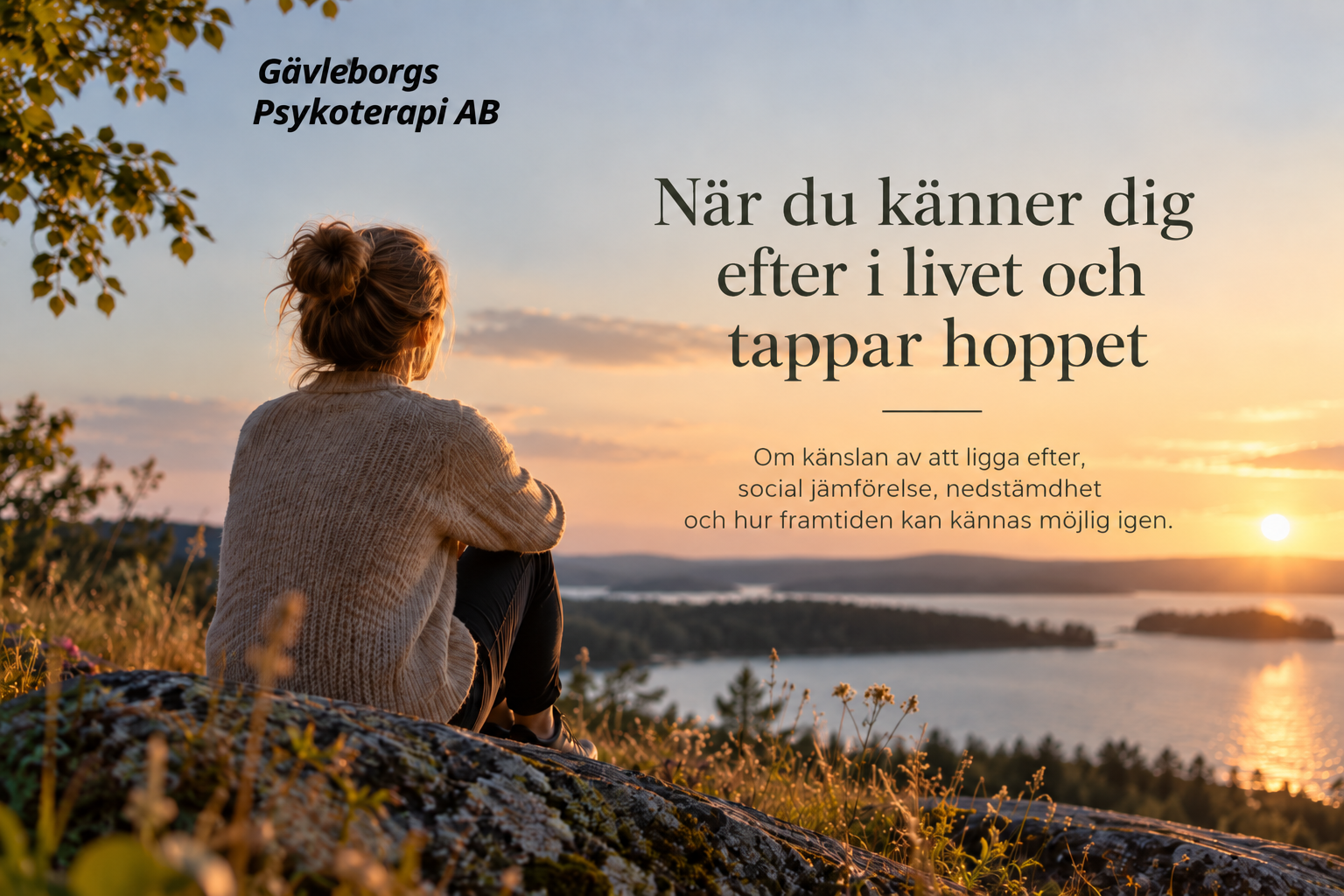 När du känner dig efter i livet och tappar hoppet