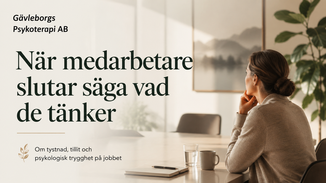 När medarbetare slutar säga vad de tänker