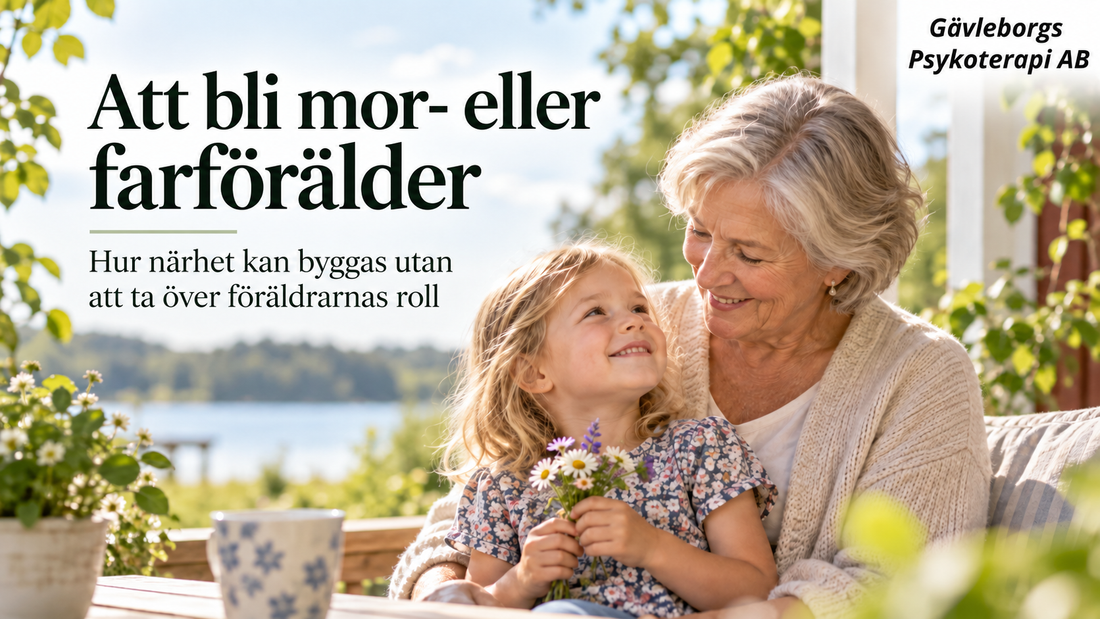 Att bli mor- eller farförälder – hur närhet kan byggas utan att ta över föräldrarnas roll