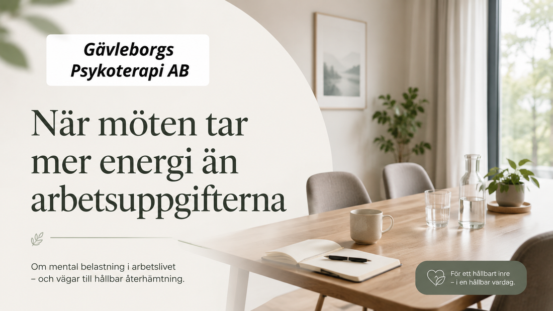När möten tar mer energi än arbetsuppgifterna
