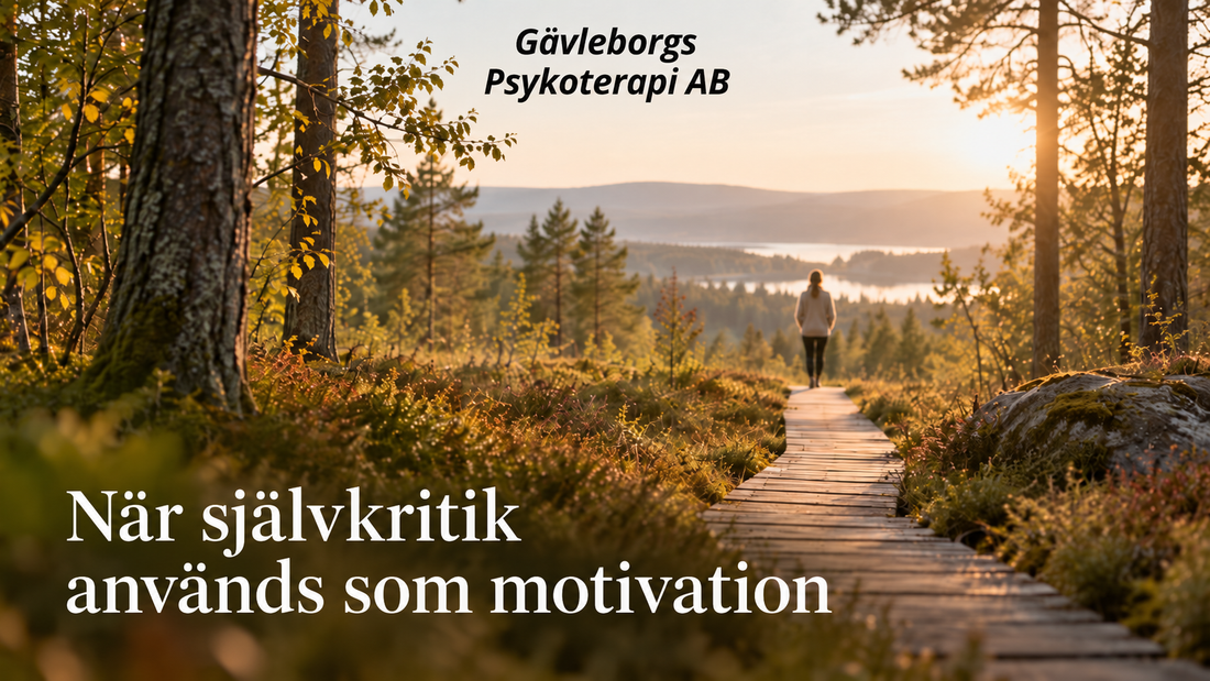 När självkritik används som motivation