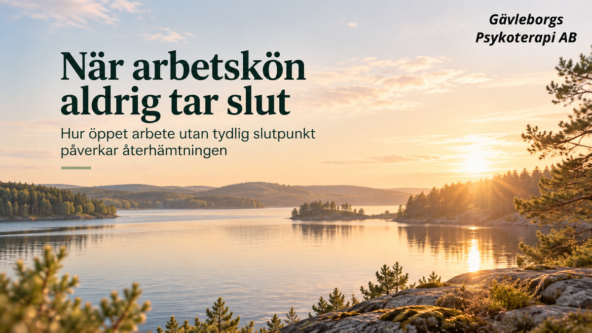När arbetskön aldrig tar slut – hur öppet arbete utan tydlig slutpunkt påverkar återhämtningen