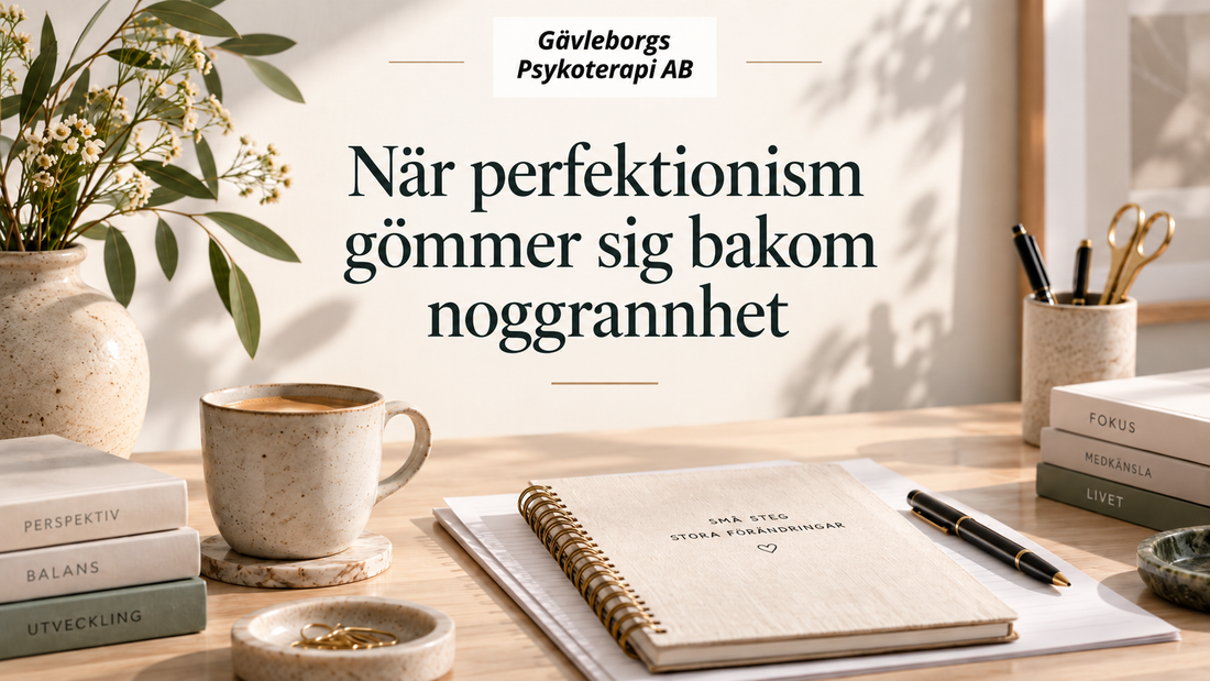 När perfektionism gömmer sig bakom noggrannhet