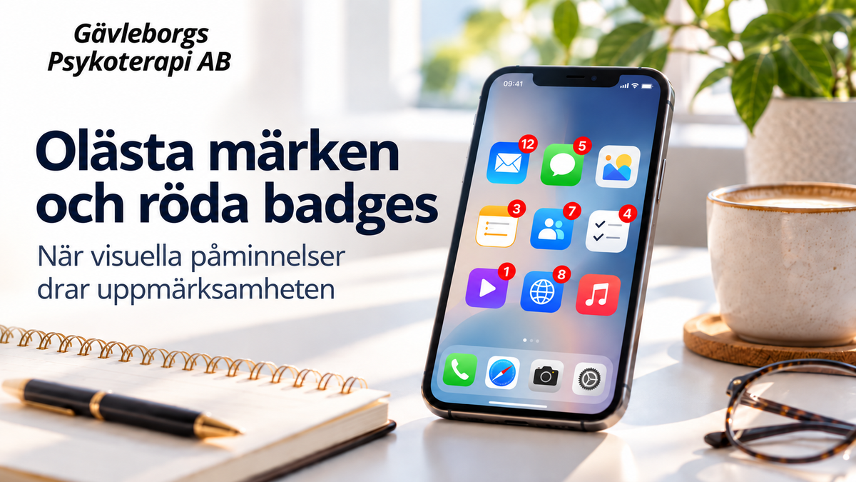 Olästa märken och röda badges – varför visuella påminnelser kan hålla uppgifter mentalt öppna
