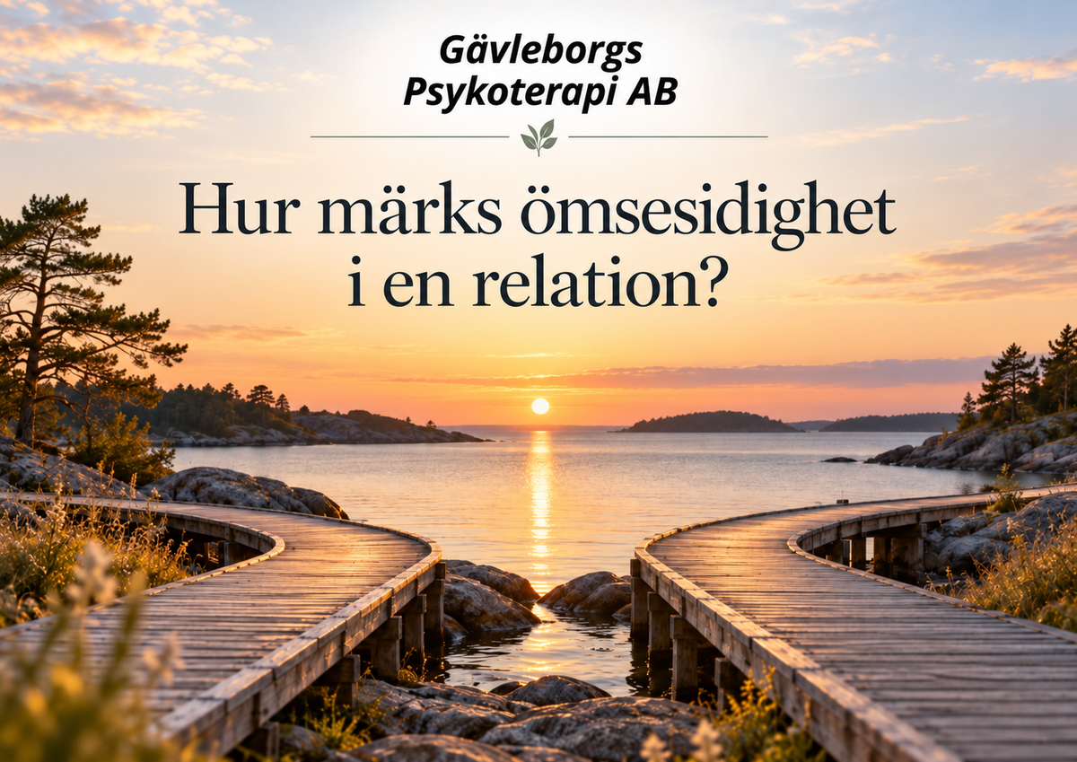 Hur märks ömsesidighet i en relation?