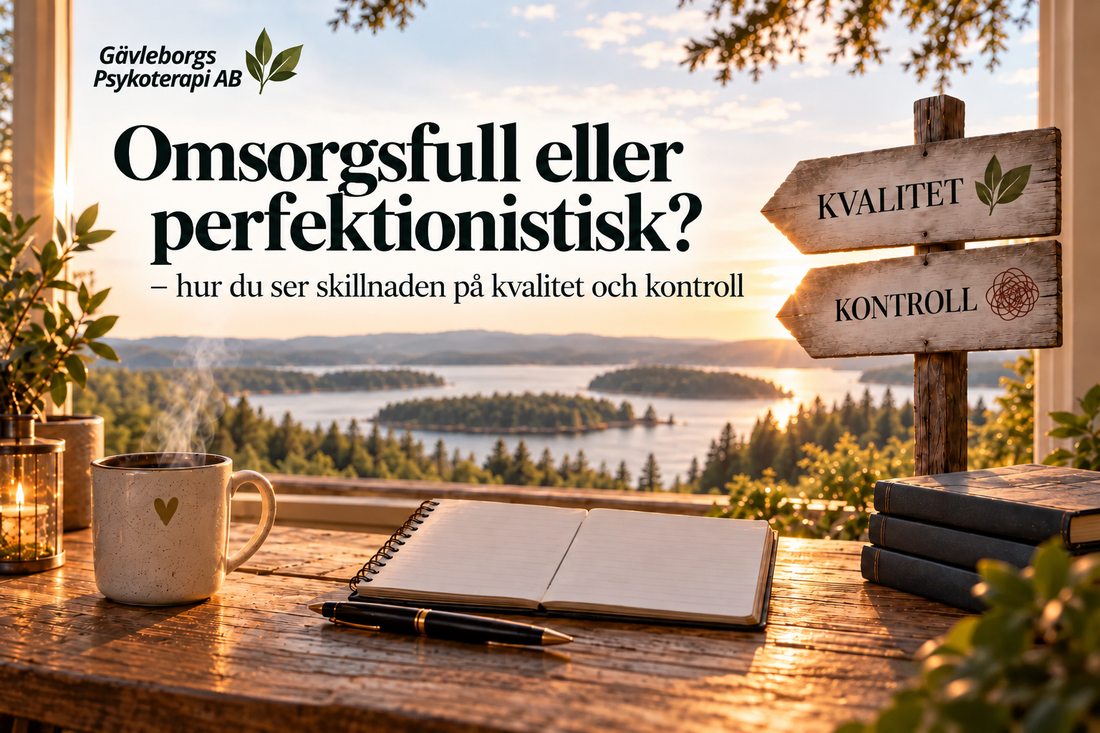 Omsorgsfull eller perfektionistisk? – hur du ser skillnaden på kvalitet och kontroll