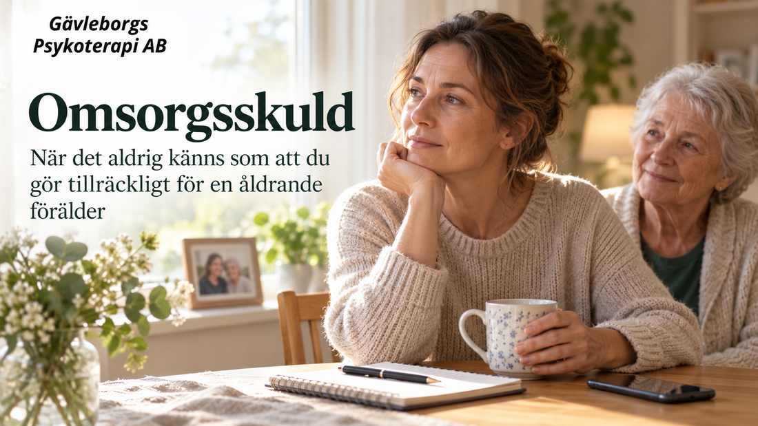 Omsorgsskuld – när det aldrig känns som att du gör tillräckligt för en åldrande förälder