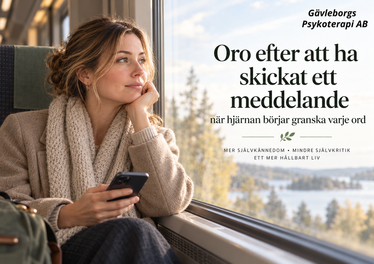 Oro efter att ha skickat ett meddelande – när hjärnan börjar granska varje ord