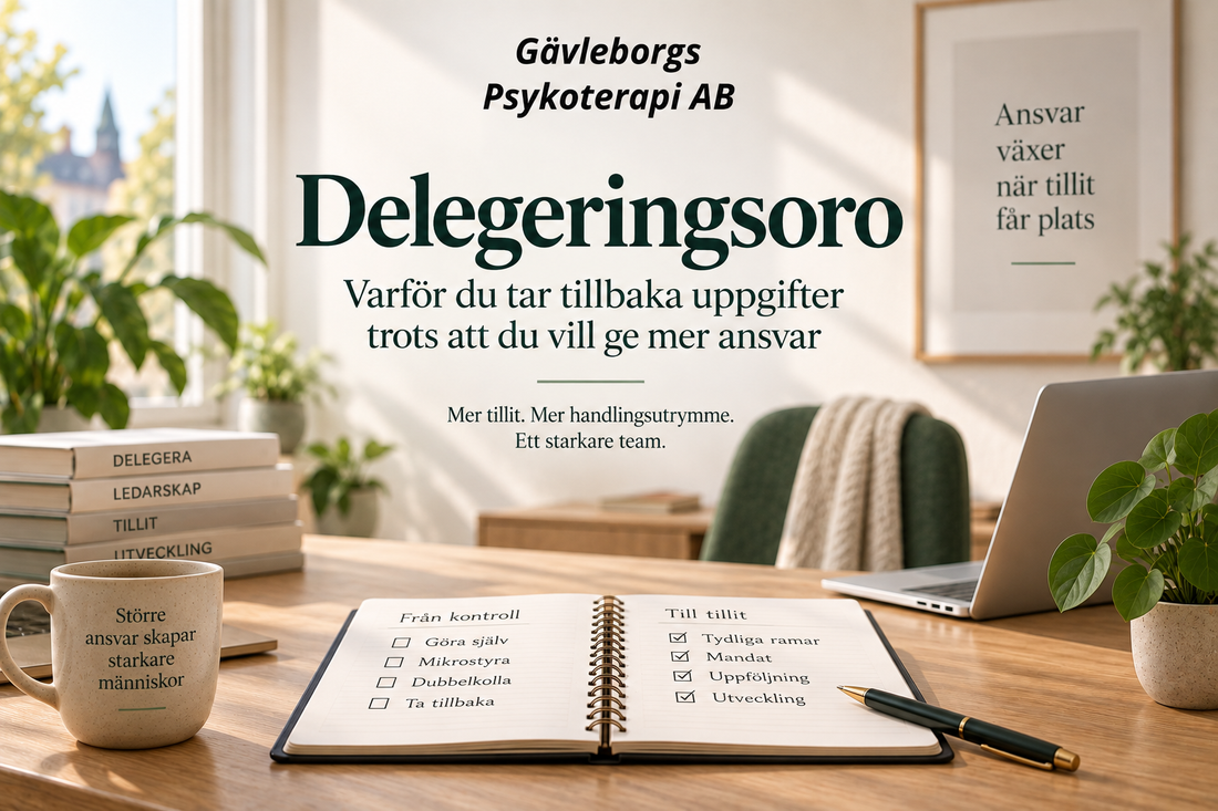 Delegeringsoro – varför du tar tillbaka uppgifter trots att du vill ge mer ansvar