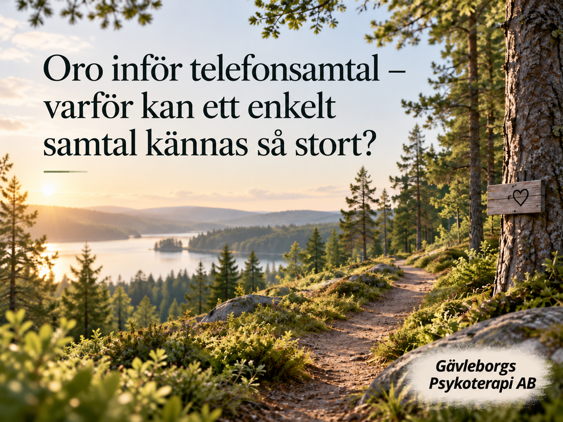 Oro inför telefonsamtal – varför kan ett enkelt samtal kännas så stort?