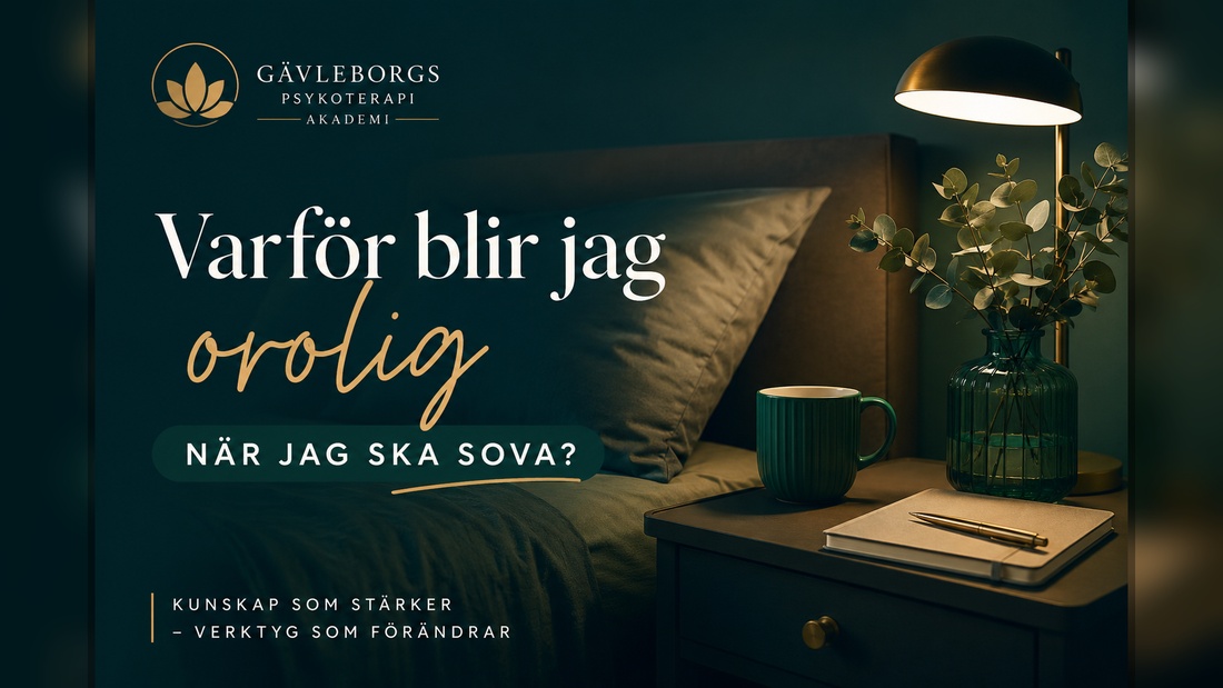 Varför blir jag orolig när jag ska sova? – när läggdags väcker tankar, stress och sömnoro