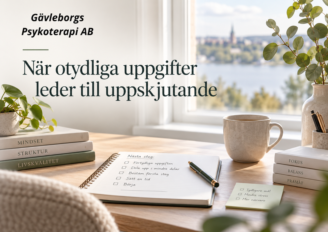 När otydliga uppgifter leder till uppskjutande