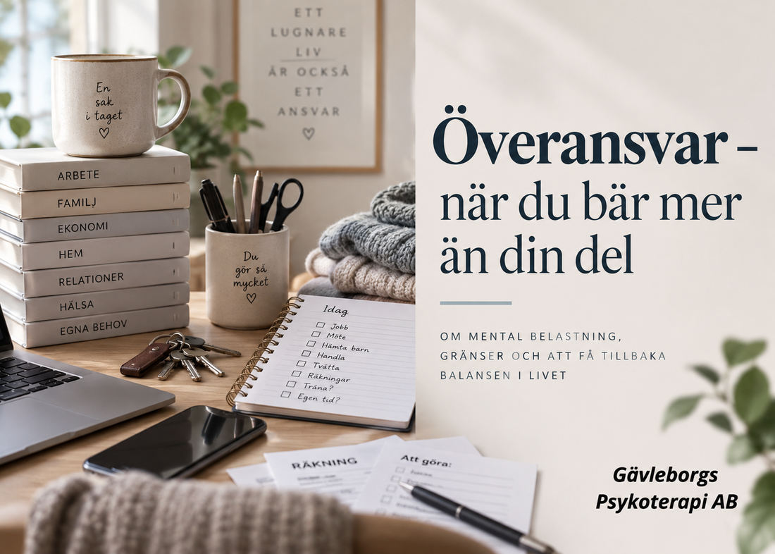 Överansvar – när du bär mer än din del