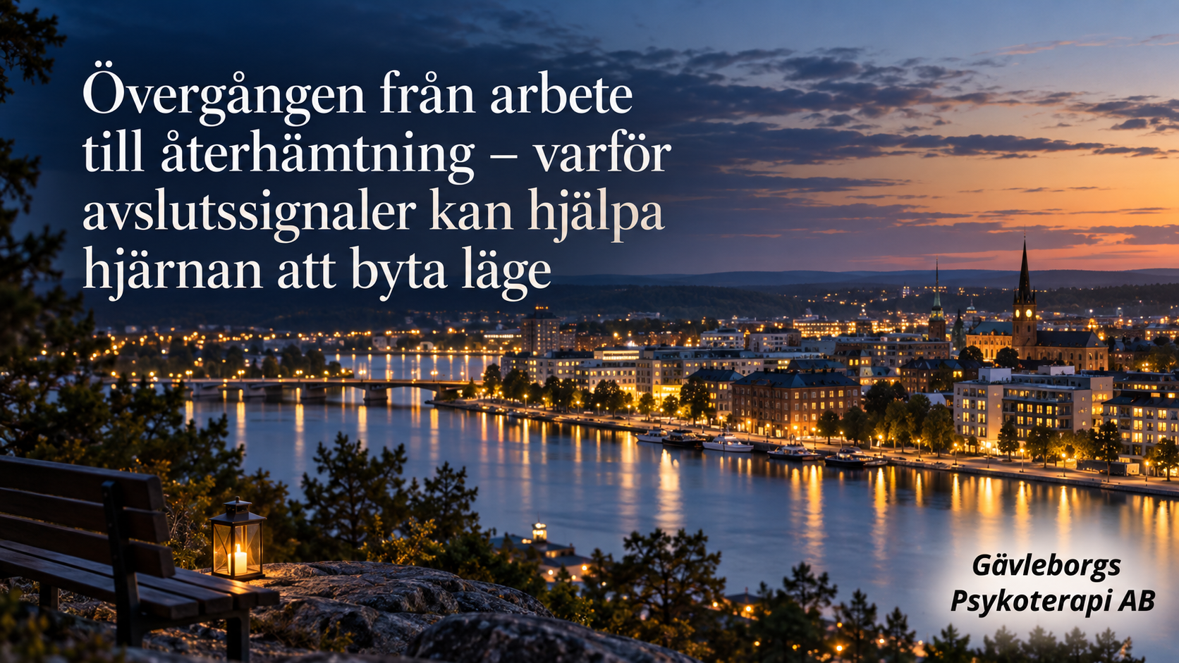 Övergången från arbete till återhämtning – varför avslutssignaler kan hjälpa hjärnan att byta läge