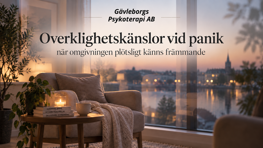 Overklighetskänslor vid panik – när omgivningen plötsligt känns främmande