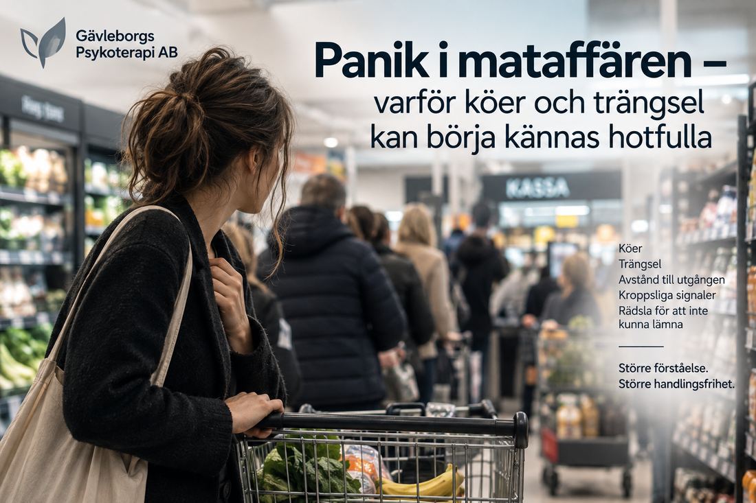 Panik i mataffären – varför köer och trängsel kan börja kännas hotfulla