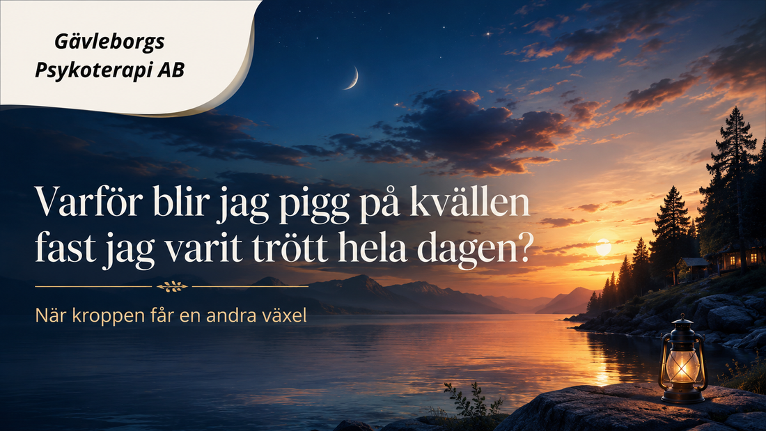 Varför blir jag pigg på kvällen fast jag varit trött hela dagen? – när kroppen får en andra växel