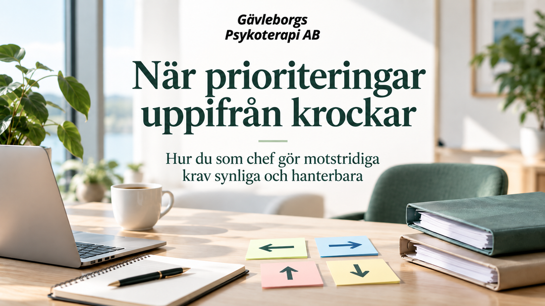 När prioriteringar uppifrån krockar – hur du som chef gör motstridiga krav synliga och hanterbara