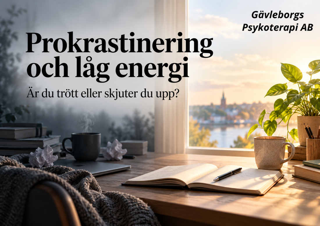 Prokrastinering och låg energi – hur du skiljer startsvårighet från faktisk återhämtningsbrist