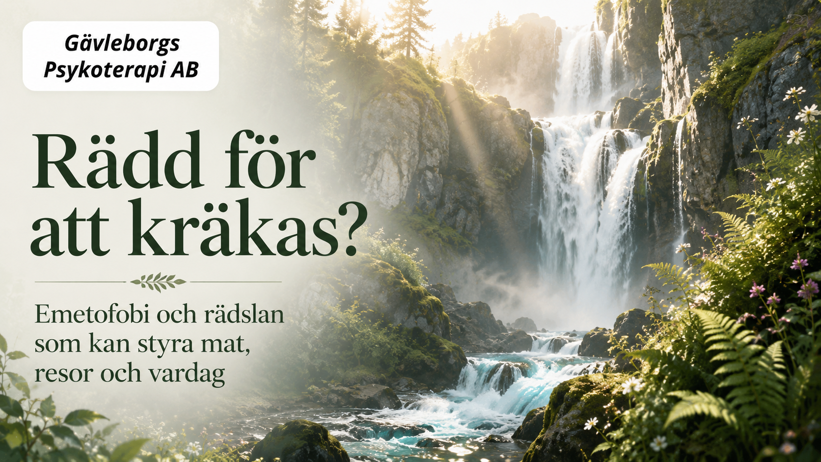 Rädd för att kräkas? Emetofobi och rädslan som kan styra mat, resor och vardag