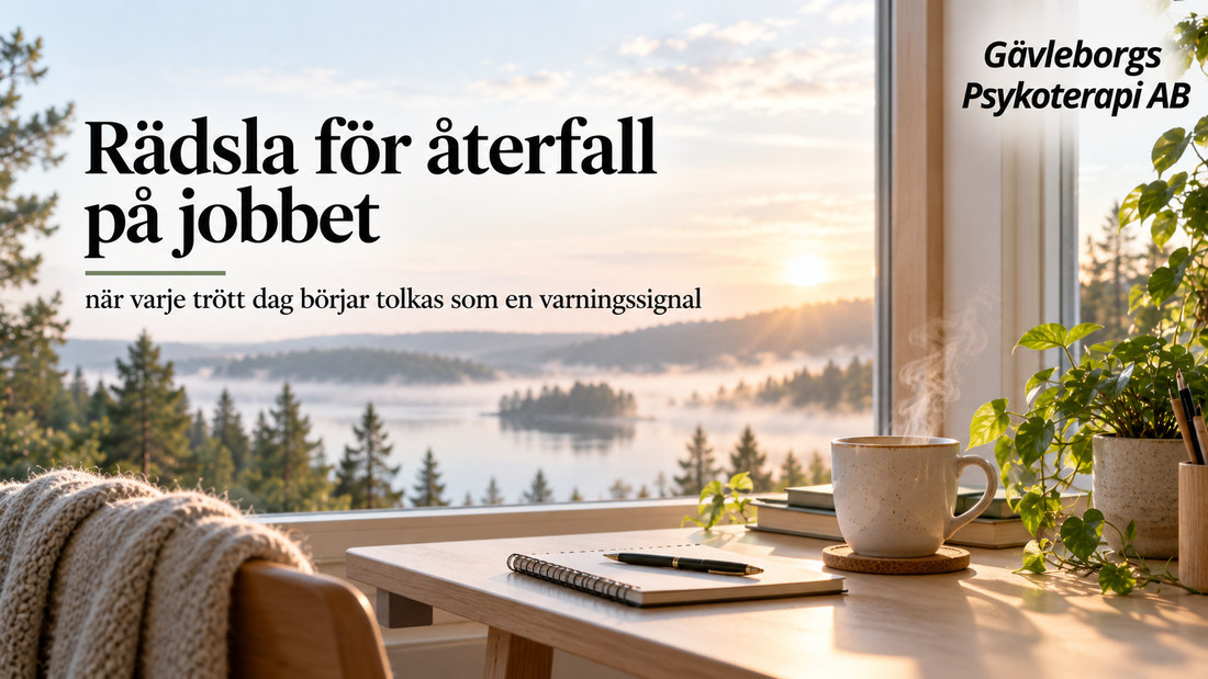 Rädsla för återfall på jobbet – när varje trött dag börjar tolkas som en varningssignal