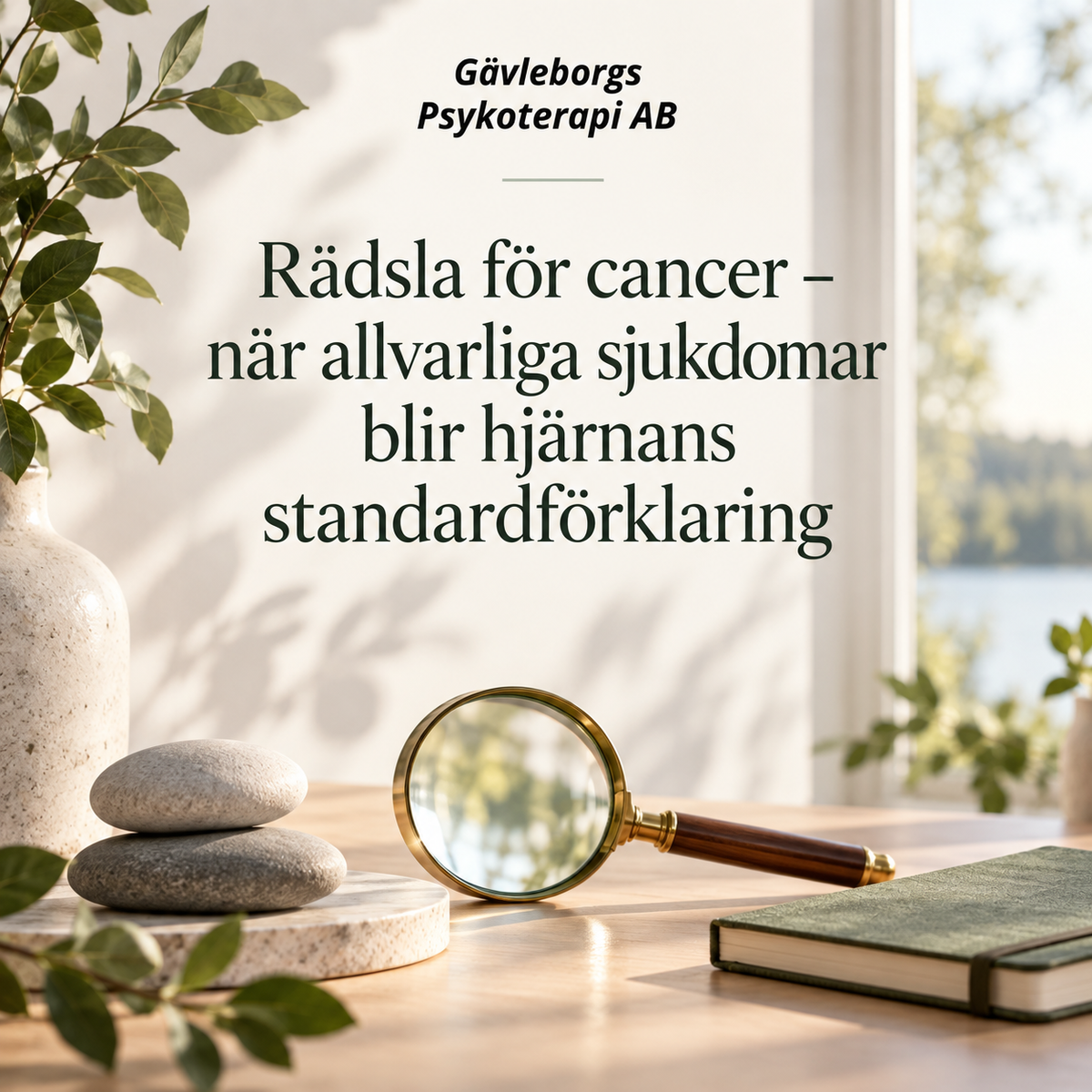 Rädsla för cancer – när allvarliga sjukdomar blir hjärnans standardförklaring