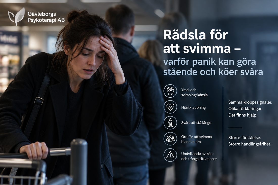 Rädsla för att svimma – varför panik kan göra stående och köer svåra