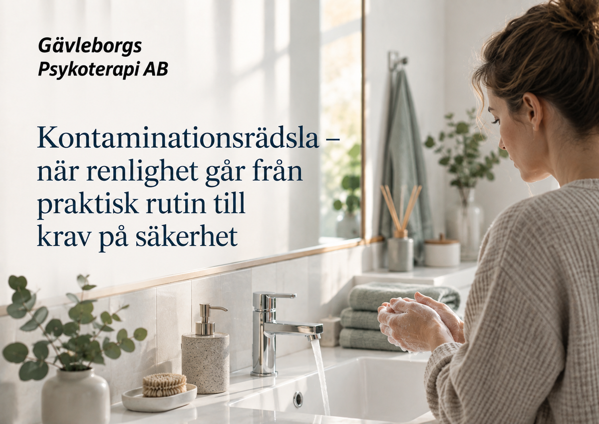 Kontaminationsrädsla – när renlighet går från praktisk rutin till krav på säkerhet