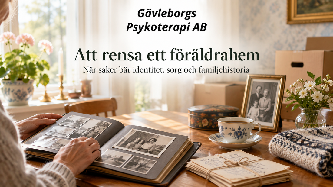 Att rensa ett föräldrahem – varför saker kan bära både identitet, sorg och familjehistoria