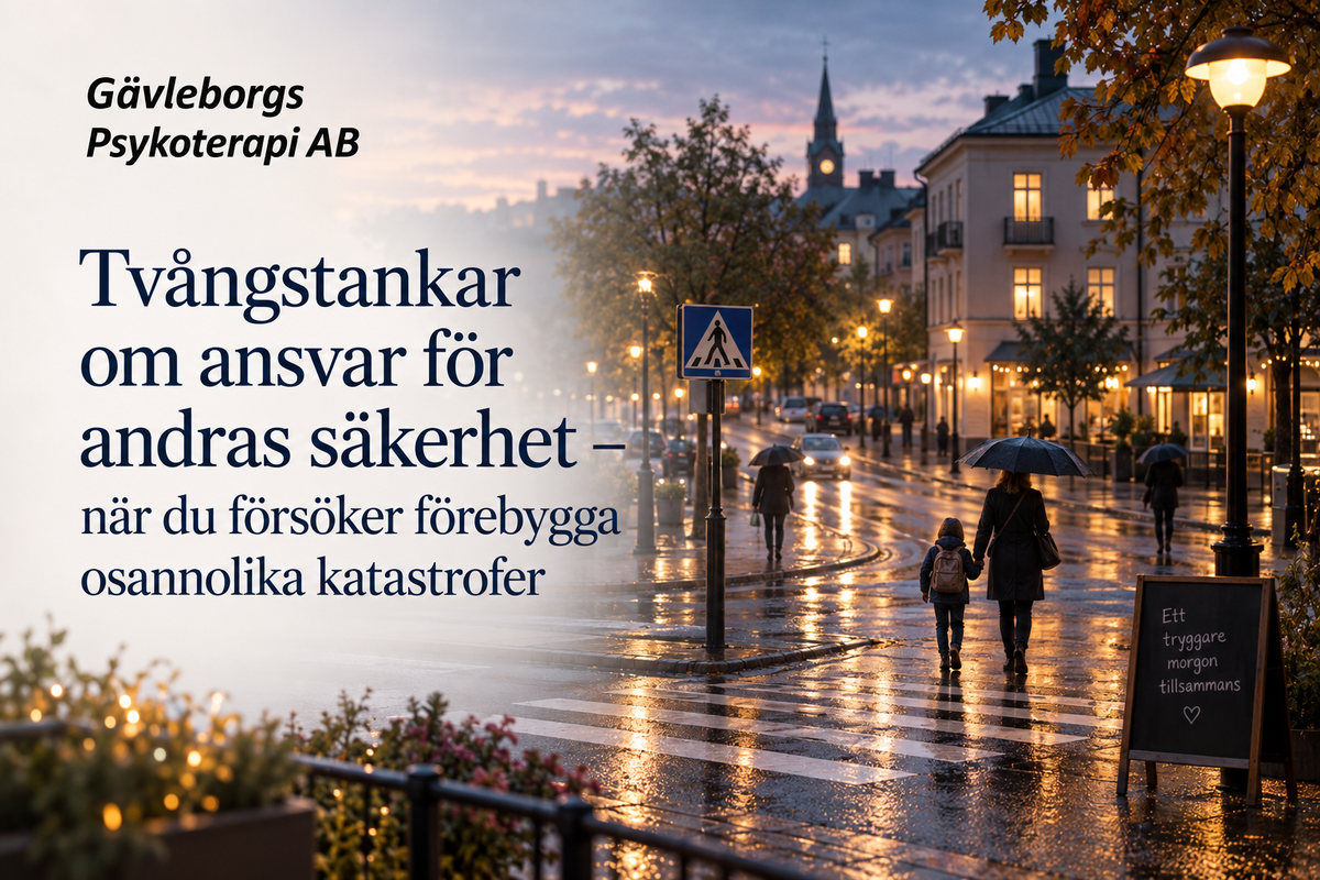 Tvångstankar om ansvar för andras säkerhet – när du försöker förebygga osannolika katastrofer