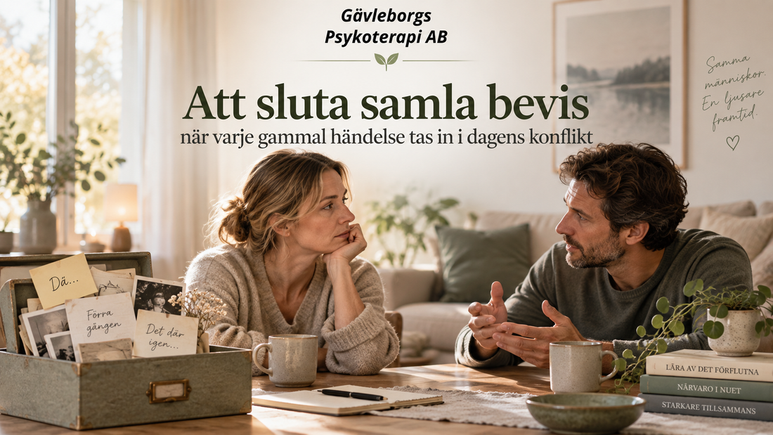 Att sluta samla bevis – när varje gammal händelse tas in i dagens konflikt