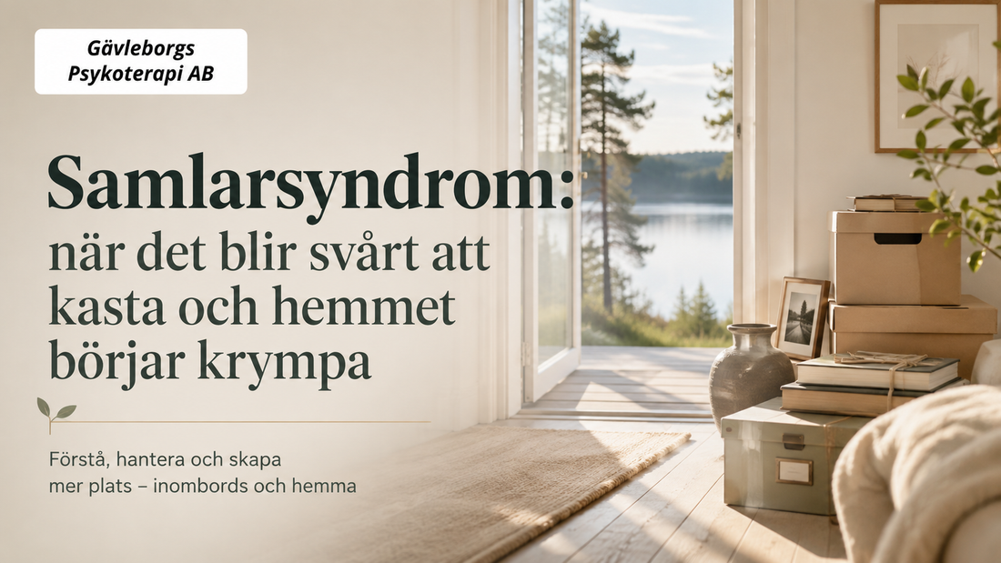 Samlarsyndrom: när det blir svårt att kasta och hemmet börjar krympa