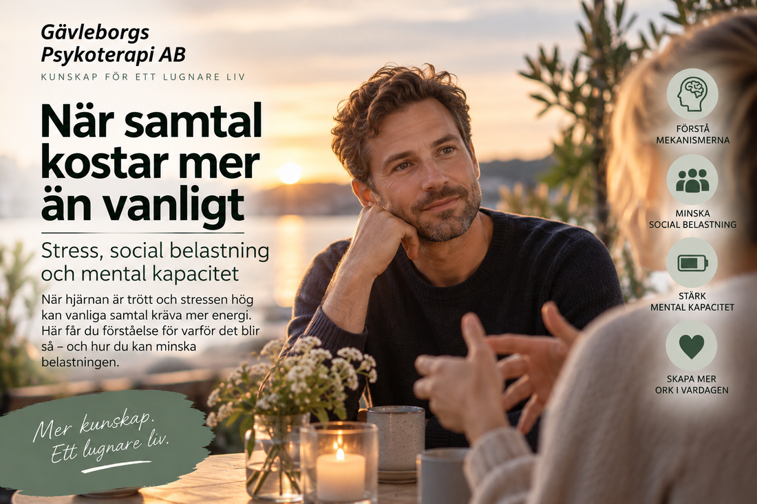 När samtal kostar mer än vanligt – stress, social belastning och mental kapacitet
