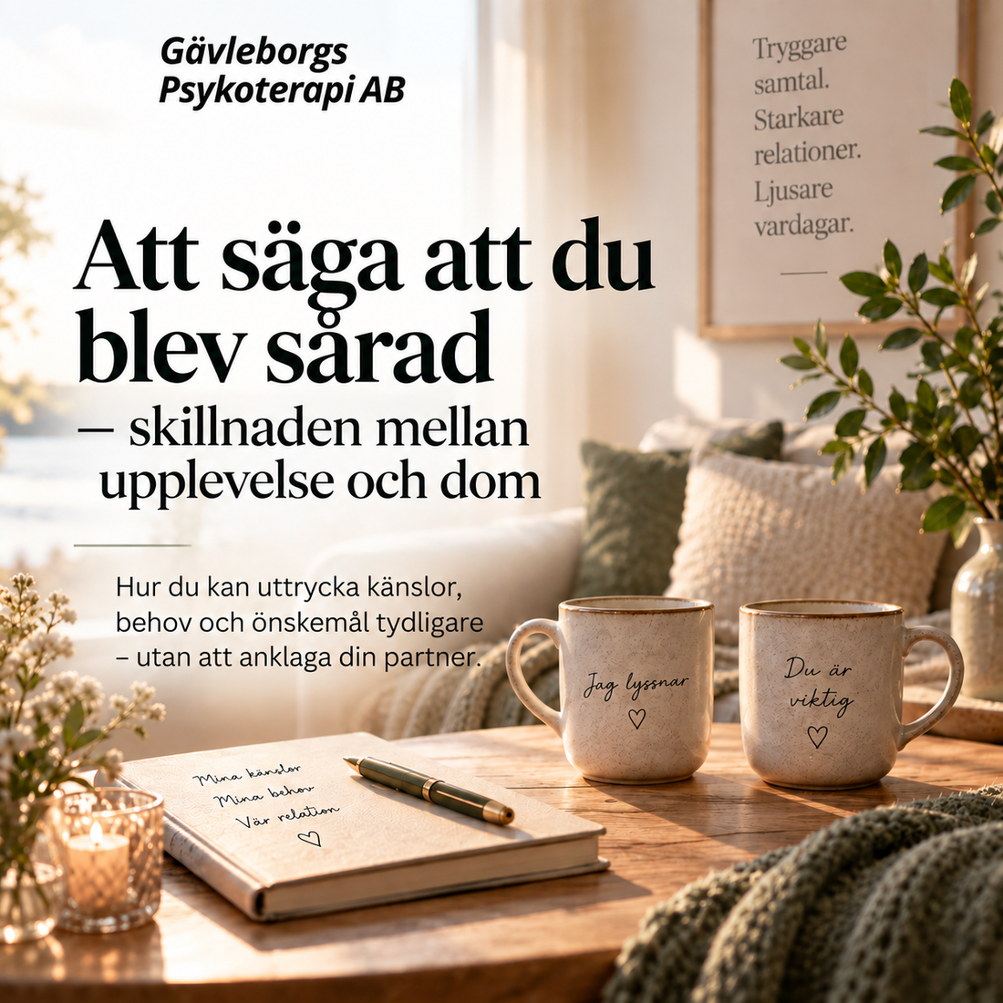 Att säga att du blev sårad – skillnaden mellan upplevelse och dom